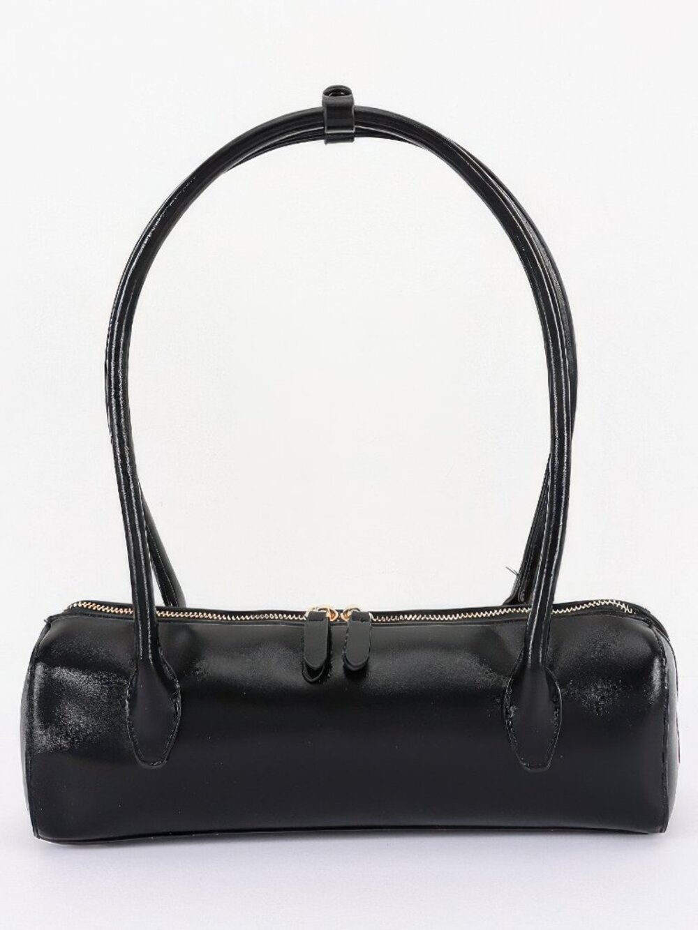 Vegan Leather Rectangular Shoulder Bag